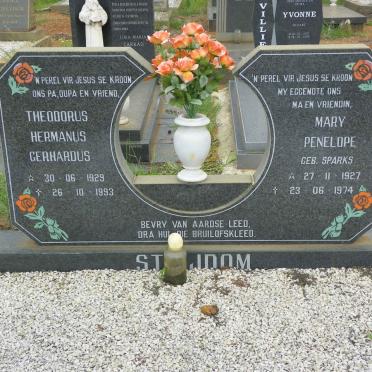 STRIJDOM Theodorus Hermanus Gerhardus 1929-1993 &amp; Mary Penelope SPARKS 1927-1974 #1