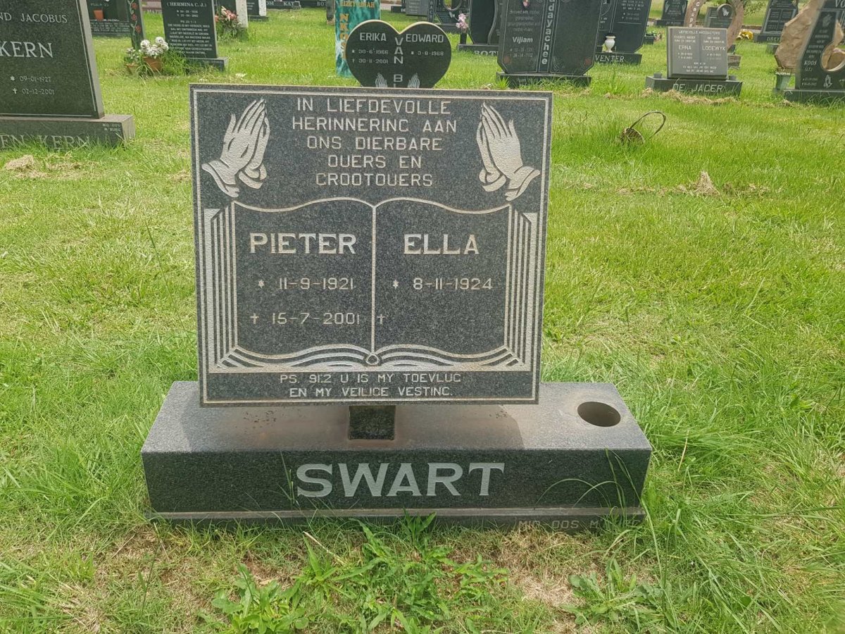 SWART Pieter 1921-2001 &amp; Ella 1924-