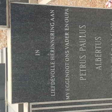 SCHOEMAN Petrus Paulus Albertus 1914-1981 &amp; Mathilda Sussanna Catharina 1917-1989 #2
