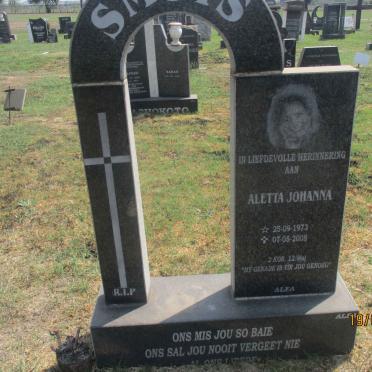 SMUTS Aletta Johanna 1973-2008