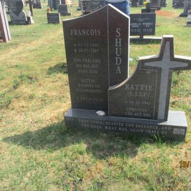 SHUDA Francois 1941-2007 &amp; C.J.J.P. 1942-