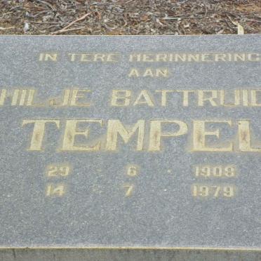 TEMPEL Hilje Battruida 1908-1979
