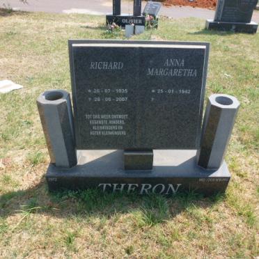 THERON Richard 1935-2007 &amp; Anna Margaretha 1942-