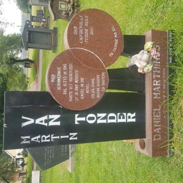 TONDER Daniel Marthinus, van 1979-2002