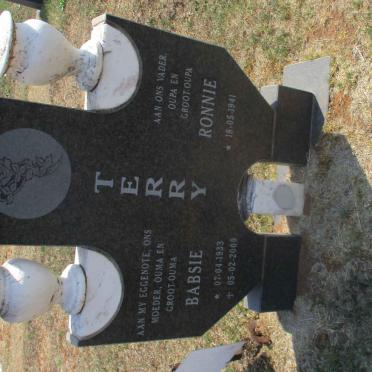 TERRY Ronnie 1941- &amp; Babsie 1933-2009
