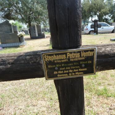 VENTER Stephanus Petrus 1931-2006 #2