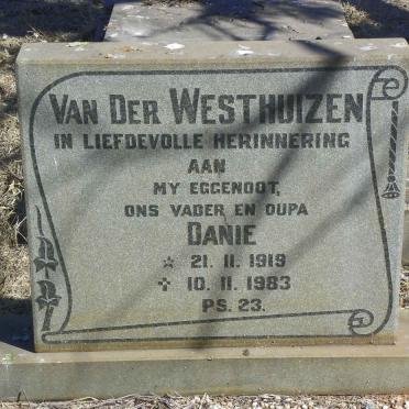 WESTHUIZEN Danie, van der 1919-1983