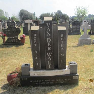 WALT A.J.H., van der -2004 &amp; M.L. 1948-