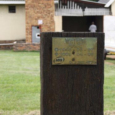 WEYERS Anje 1946-2009