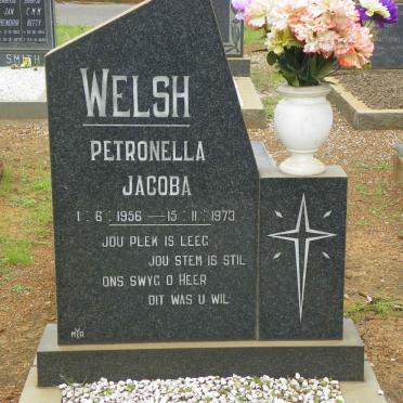WELSH Petronella Jacoba 1956-1973
