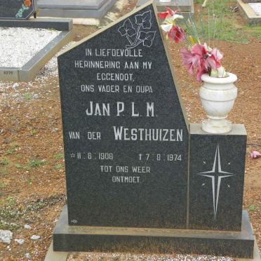WESTHUIZEN Jan P.L.M., van der 1908-1974