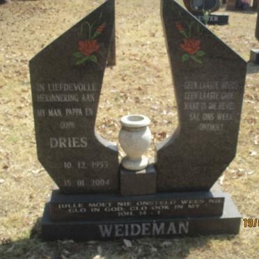 WEIDEMAN Dries 1953-2004