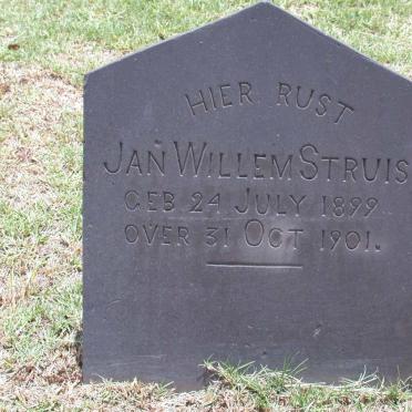 STRUIS Jan Willem 1899-1901