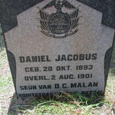 MALAN Daniel Jacobus 1893-1901