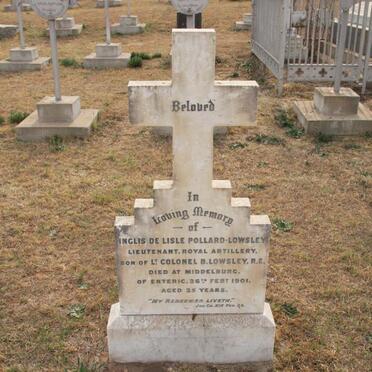 LOWSLEY Inglis de Lisle, POLLARD -1901