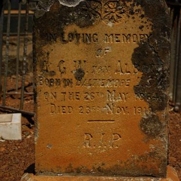 ALB? A.G.W., von 1864-191?