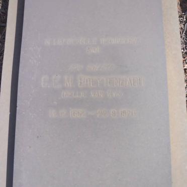 BREYTENBACH C.E.M. 1882-1970