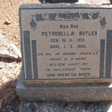 BUTLER Petronella 1931-1955