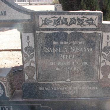 BREEDT Jacobus Herculas Phillipus 1881-1954 & Isabella Susanna nee DEKKER 1886-1954 #2