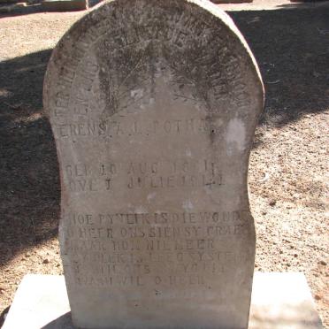 BOTHA Erens A.L. 1864-1941