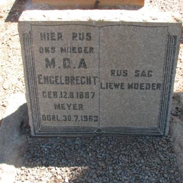 ENGELBRECHT M.D.A. nee MEYER 1887-1953