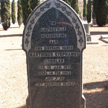 GROBLER Marthinus Stephanus 1871-1953