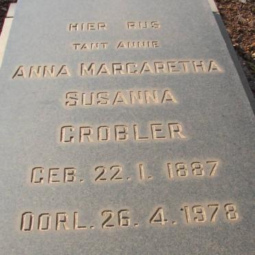 GROBLER Anna Margaretha Susanna 1887-1978