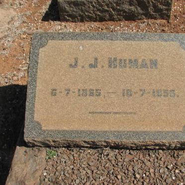 HUMAN J.J. 1855-1956
