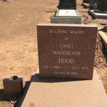 HOOD Macgregor 1903-1970
