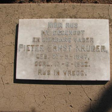 KRUGER Pieter Ernst 1847-1922