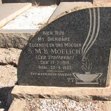 MOELICH S.M.B. nee STOFFBERG 1919-1953