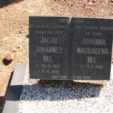 NEL Jacob Johannes 1907-1988 &amp; Johanna Magdalena 1930-