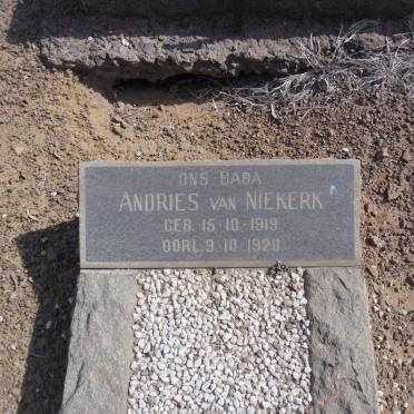 NIEKERK Andries, van 1919-1920