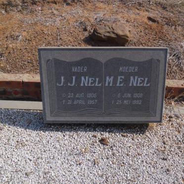 NEL J.J. 1905-1957 &amp; M.E. 1908-1992