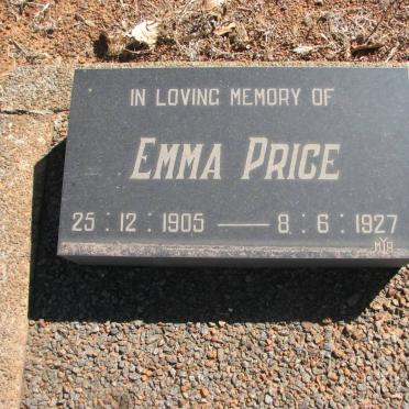 PRICE Emma 1905-1927