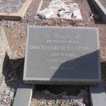 PANNELL Anna Elizabeth 1885-1983