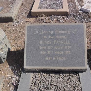 PANNELL Henry 1880-1959