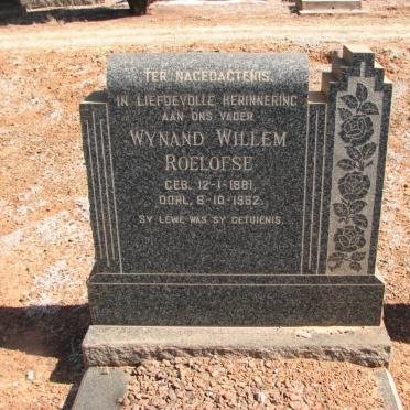ROELOFSE Wynand Willem 1881-1962
