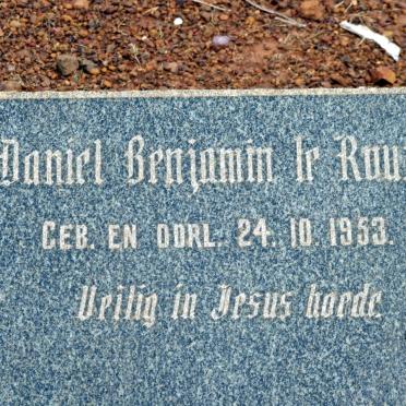 ROUX Daniel Benjamin, le 1953-1953