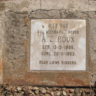 ROUX A.Z. 1865-1953