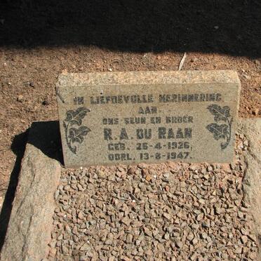 RAAN R.A., du 1926-1947