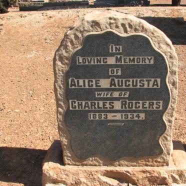 ROGERS Alice Augusta 1883-1934