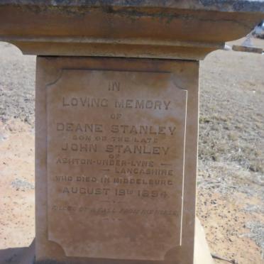 STANLEY Deane -1894