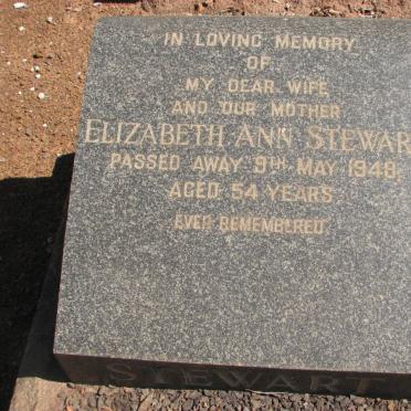 STEWART Elizabeth Ann -1949