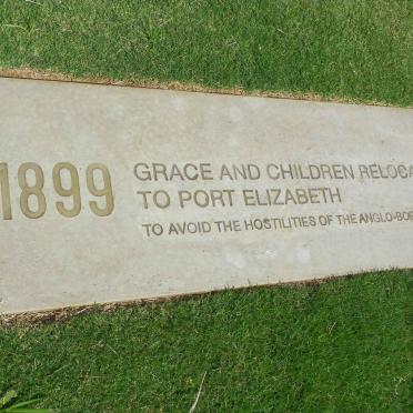 08. Grace and children relocate to Port Elizabeth to avoid the hostilities of the Anglo-Boer War 1899