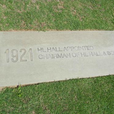 12. H.L. HALL appointed Chairman of HL HALL &amp; Sons 1921