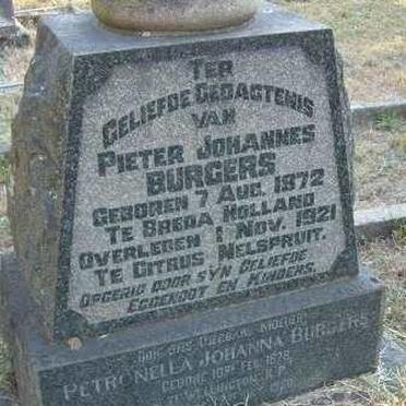 BURGERS Pieter Johannes 1872-1921 _02
