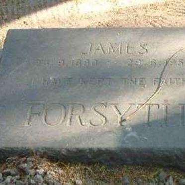 FORSYTH James 1880-1958