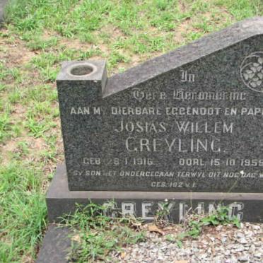 GREYLING Josias Willem 1916-1959