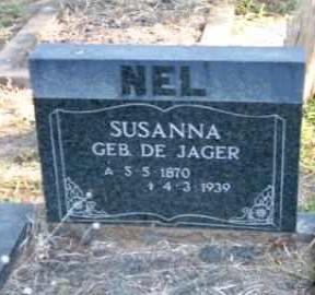 NEL Susanna geb DE JAGER 1870-1939